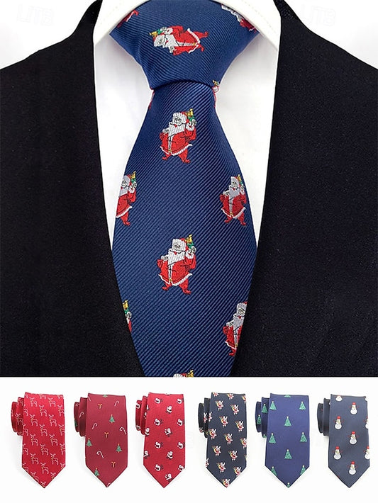 Christmas Santa with Necktie Men's