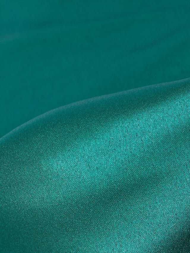 High Evening Wedding Guest Floor Formal A-Line Dress Split Gown