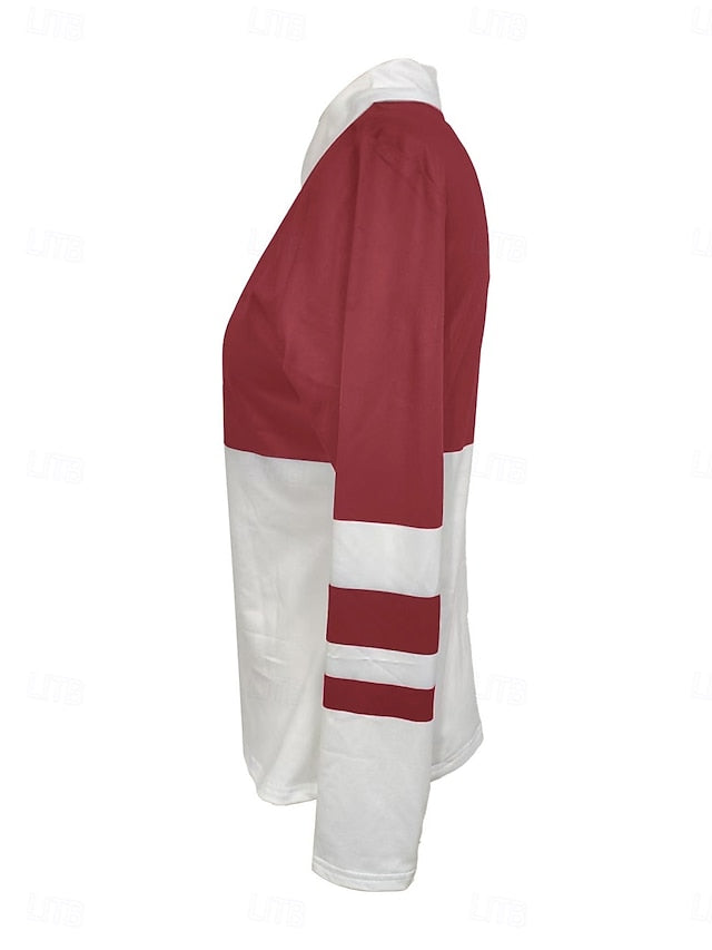 Women's Blouse Zipper Striped Stylish Casual Long Sleeve