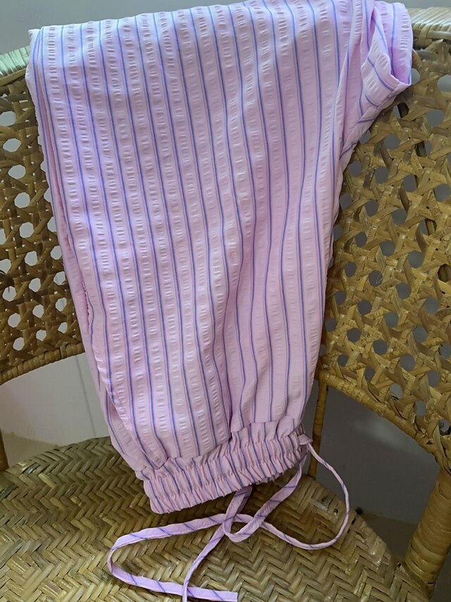 Women's Faux Cotton Linen Sweatpants Wide Leg Chinos