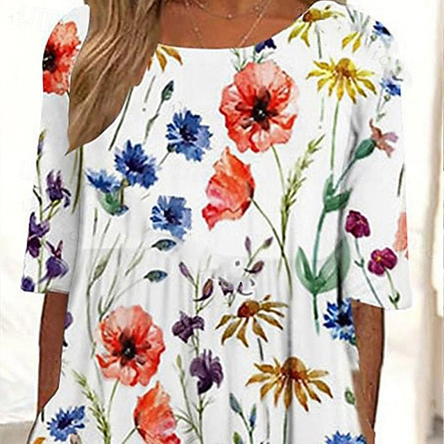 Women's Long Dress Maxi Dress Casual Dress Floral Dress