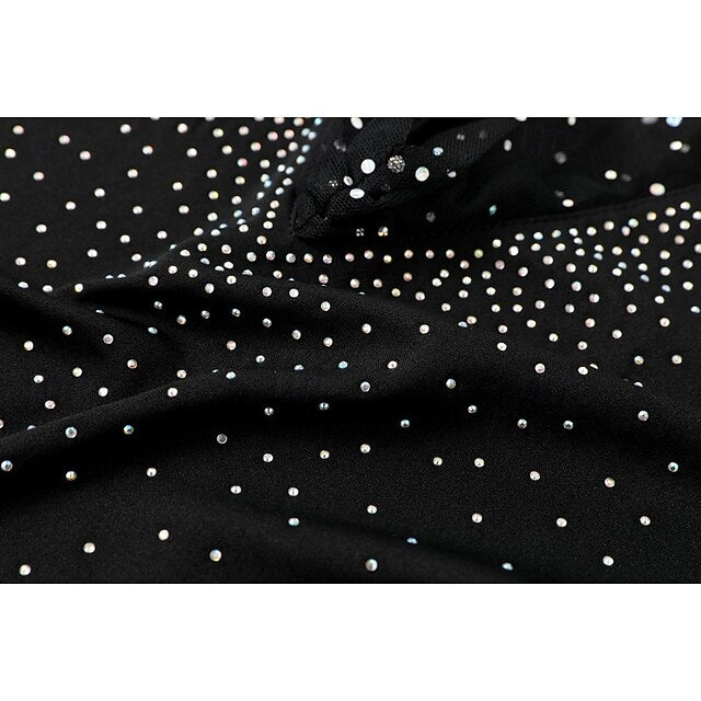 Women's Mini Dress Black Dress Sequin Dress Casual Dress