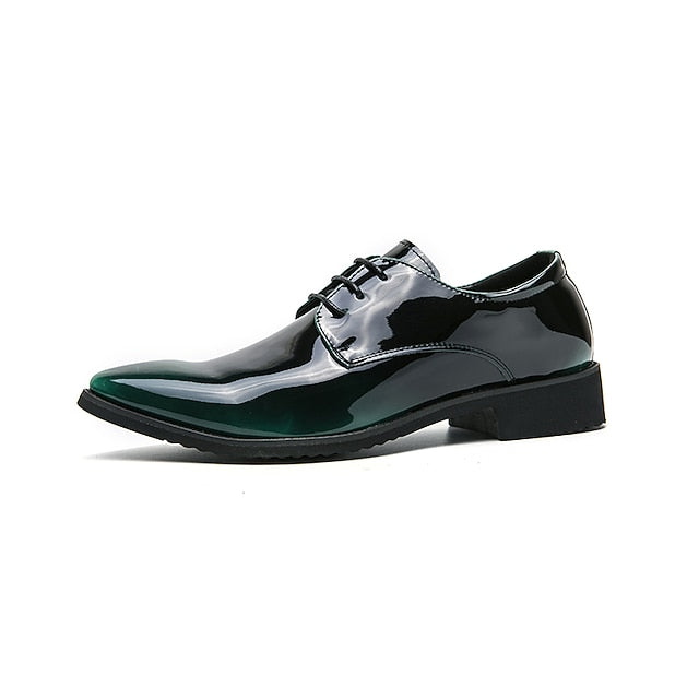 Patent Oxford Shiny Formal Shoes – Men's Leather