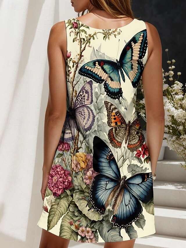 Women's Mini Dress Sundress A Line Dress Off The Shoulder