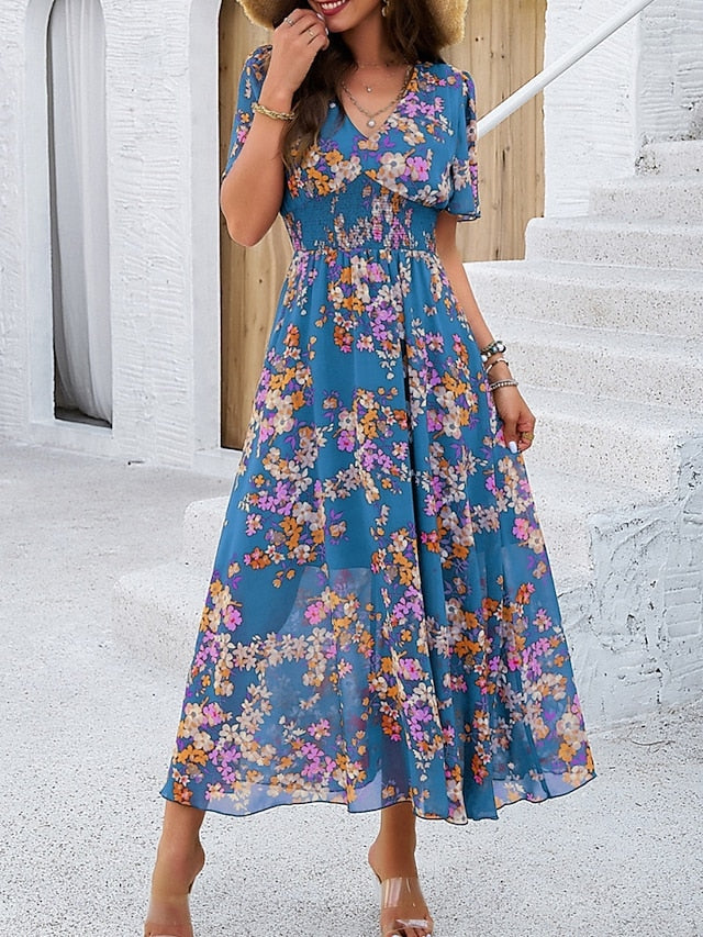 Women's Maxi Dress A Line Dress Casual Outdoor Going out