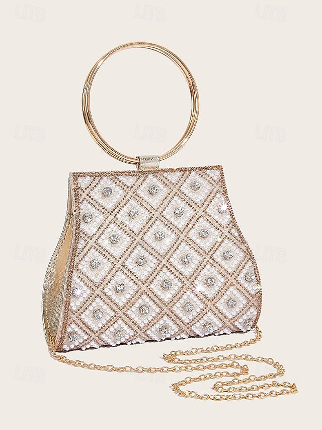 – Evening Clutch Bag Embellished Women's Rhinestone