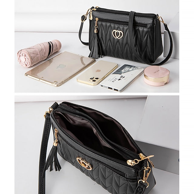 Shoulder Crossbody PU Bag Leather Hobo Women's