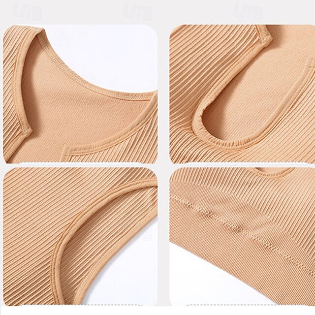 Women's Light Support Sports Bra Running Bra Wirefree