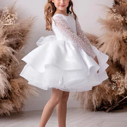 Communion Girl Flower First Dress Girls'