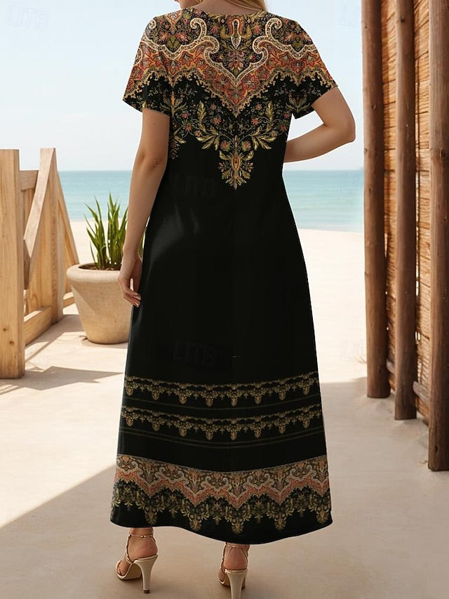 Women's Maxi Dress Casual Dress T Shirt Dress Tee Dress