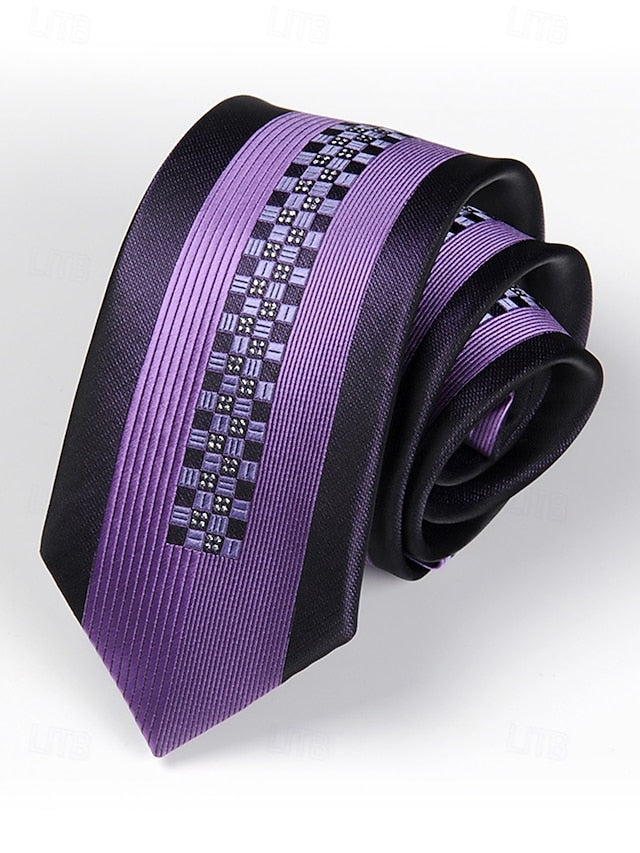 Tie 6cm Positioning - Narrow Men's Pattern Stripe