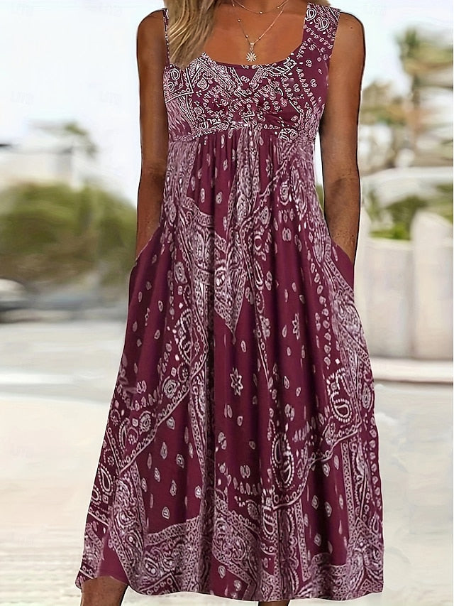 Women's Casual Dress Floral Dress Fashion Daily Regular Fit