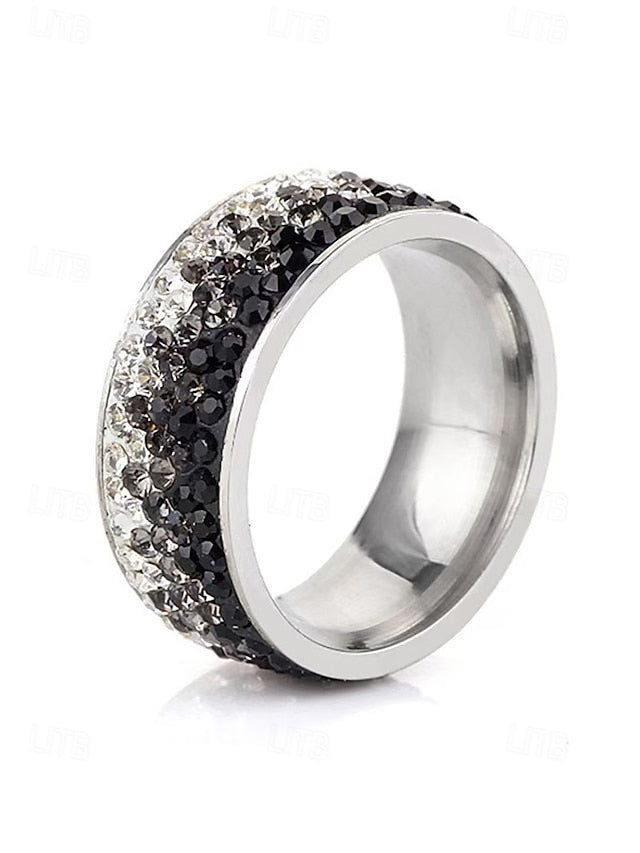 – Ring Stainless Stylish Red Steel Christmas Men's