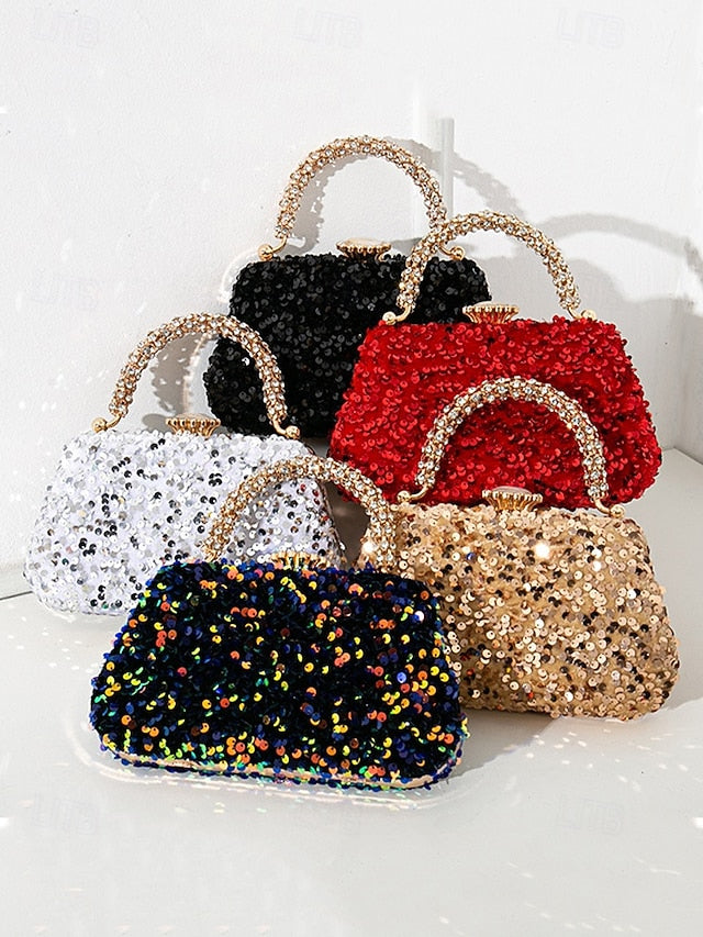Evening Vintage Bag Women's Sequin Clutch – Embellished