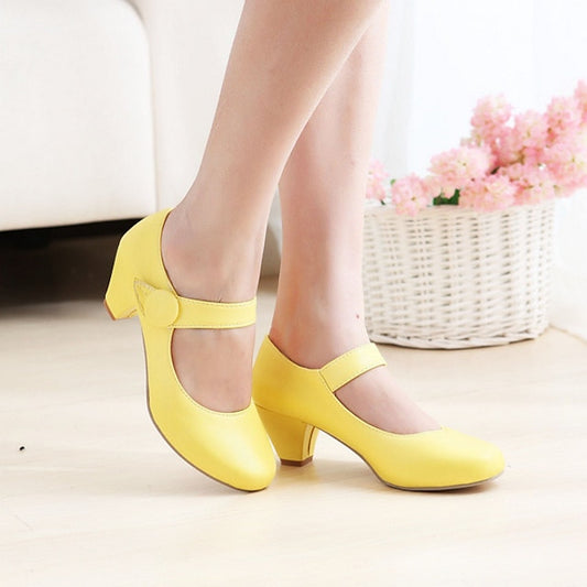Women's Toe – Yellow Jane Shoes Round Mary