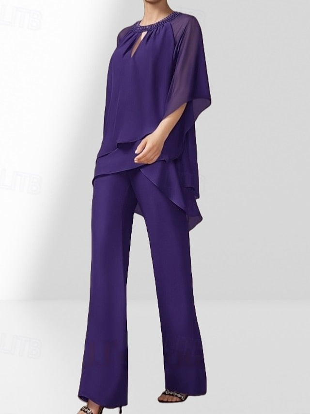 of Two Guest Pantsuit Piece Bride the Dress Mother Wedding