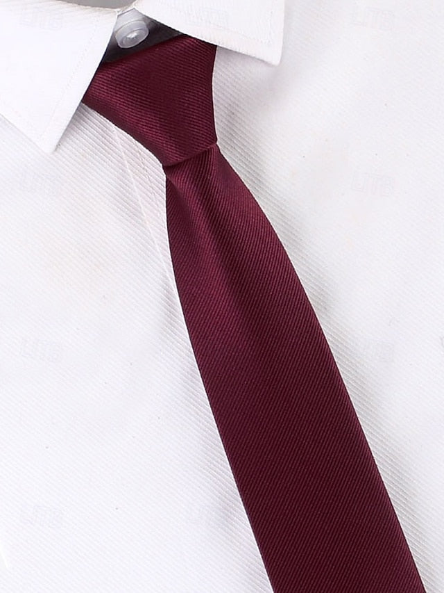 Ties Men's Pre-Tied Narrow - Stripes Classic and Zip