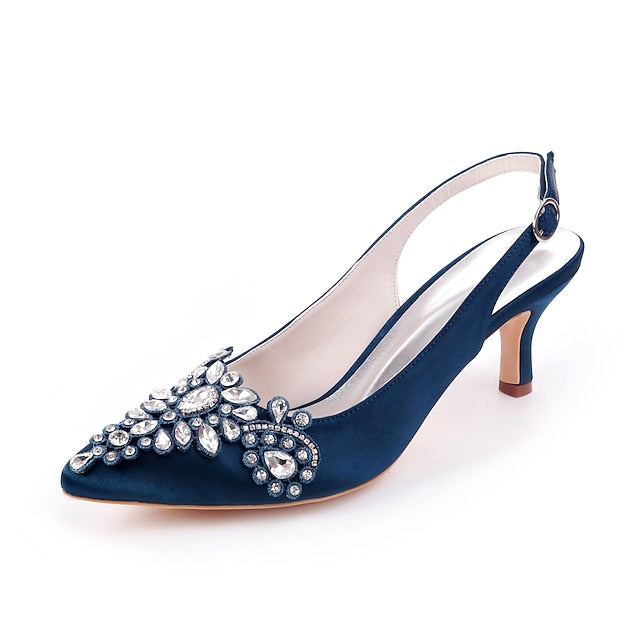 Crystal Beige with Heels Slingback Women - for Embellishment