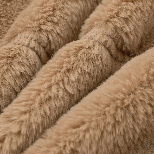 Fur Warm Faux Winter Coat Women's Teddy