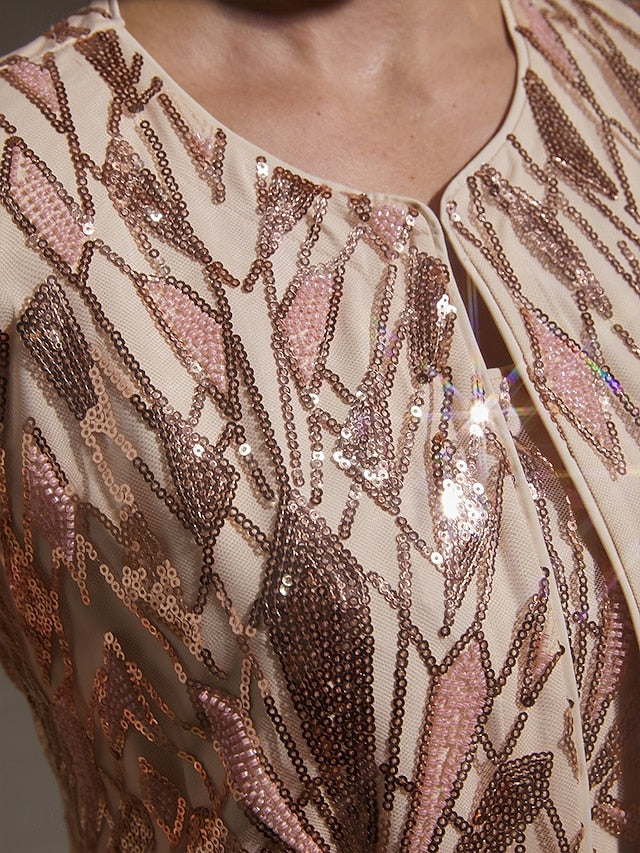 Women's Sequin Tops Sequins Embroidered Glitter Geometric
