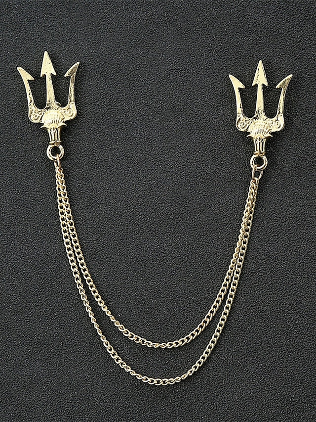 Pins Men's Alloy Reindeer – Elegant Christmas Collar