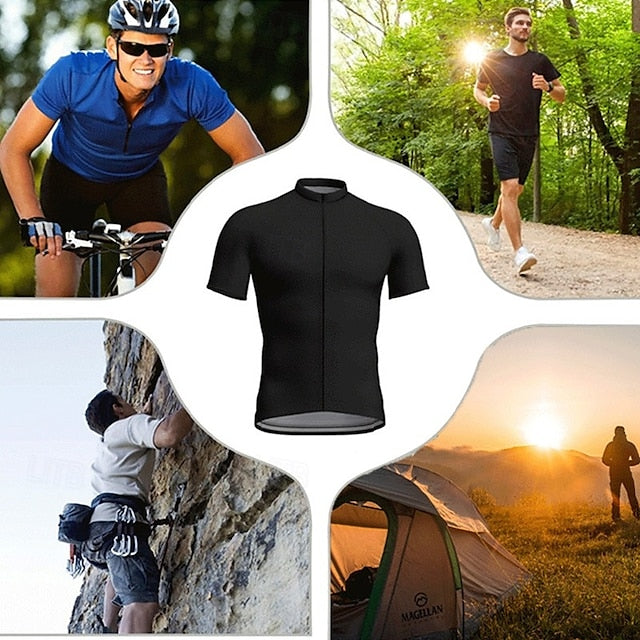Men's Women's Cycling Jersey Graphic Geometric Short
