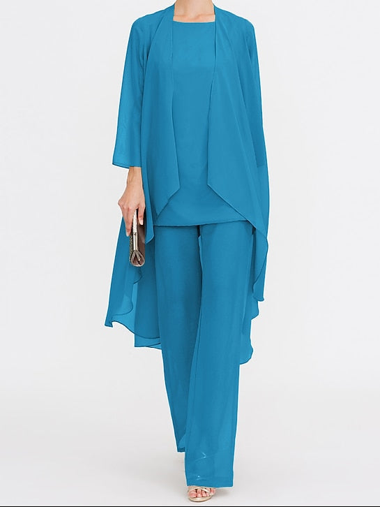 Wedding Mother 3 Piece Pantsuit the of Bride Beach