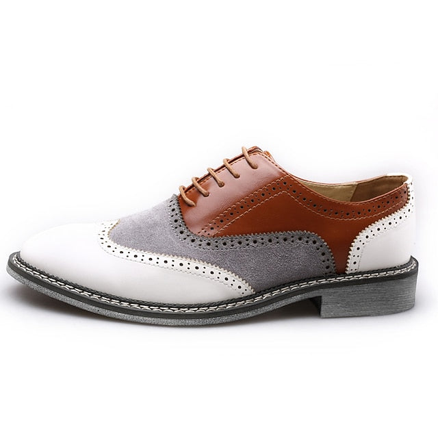 Spectator Gatsby-Inspired Wingtip Men's Shoes Oxford in