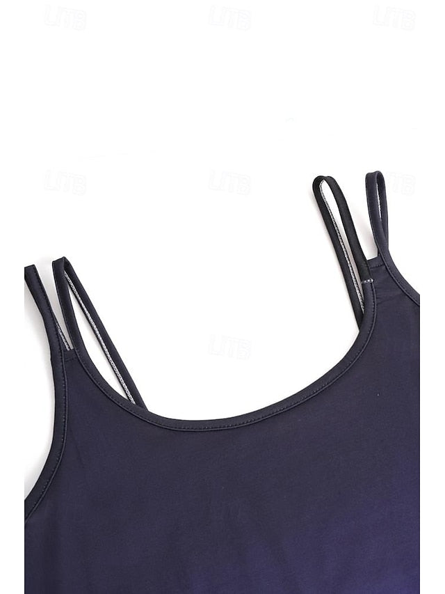 Women's Camisole Tank Top Sleeveless Gradient Scoop Neck