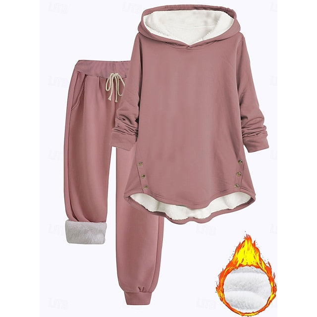 Women's Two Piece Sets Tracksuit Pants Sets Long Sleeve
