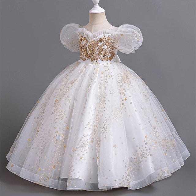 Princess Kid's Girl Dress Flower Girls'