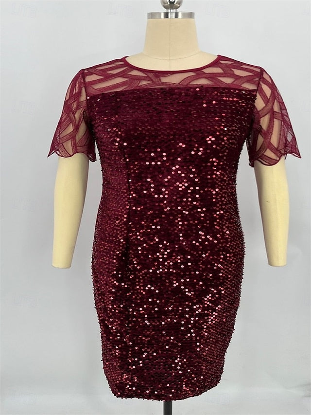 Tea Crew Bride Length the Elegant Mother Neck of Dress