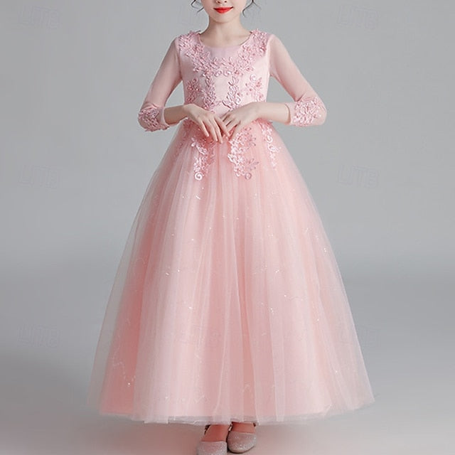 Girls' Princess Dress Kid's Girl Flower