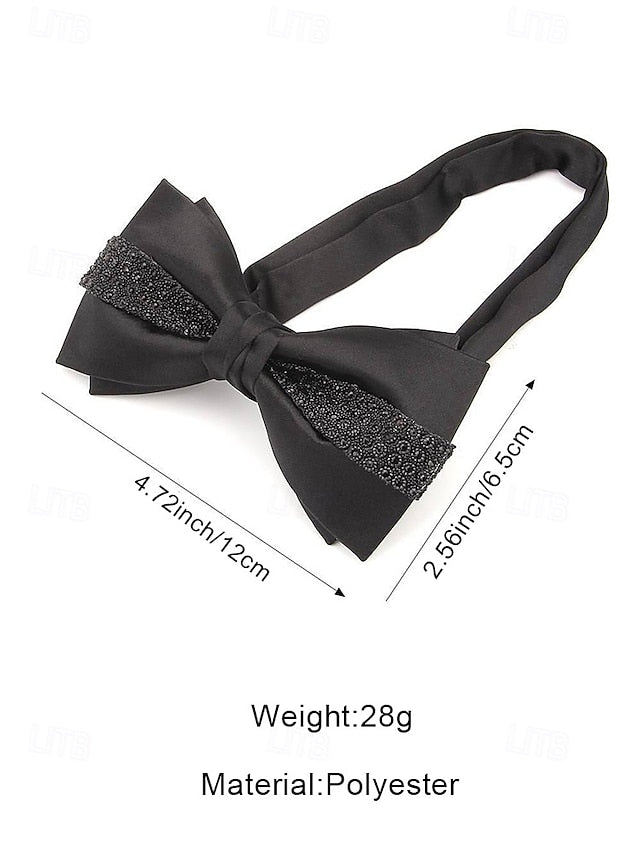 Christmas Red Tie – Bow Men's