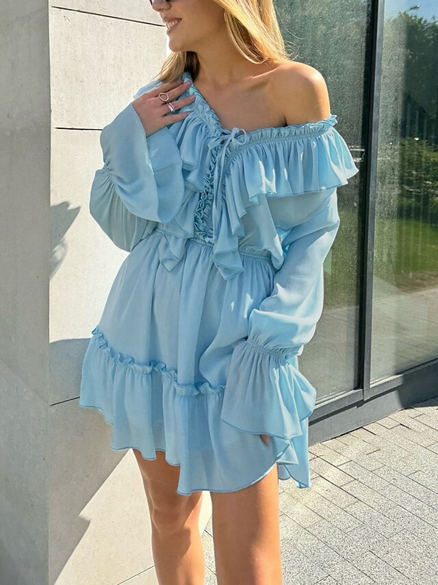 Women's Mini Dress Casual Dress Chiffon Dress Elegant