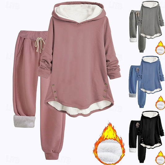 Women's Two Piece Sets Tracksuit Pants Sets Long Sleeve