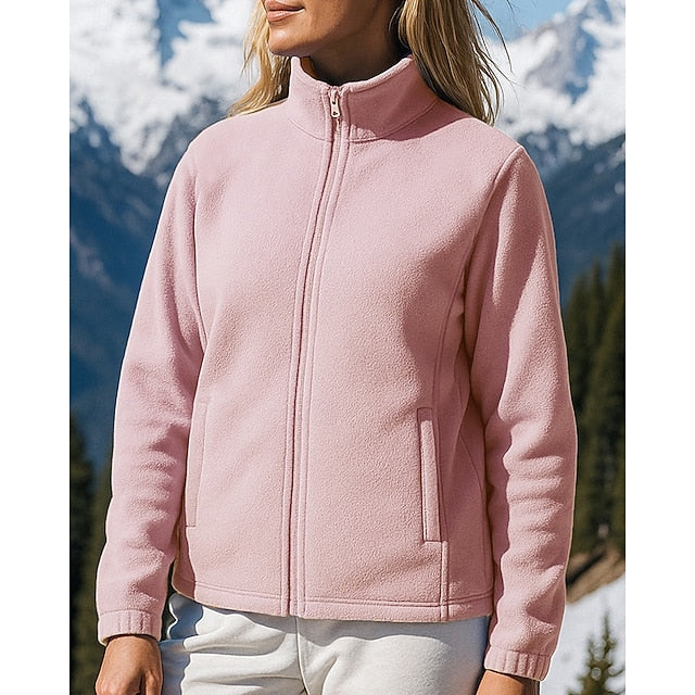 Women's Hiking Jacket Fleece Jacket Winter Coat Outdoor