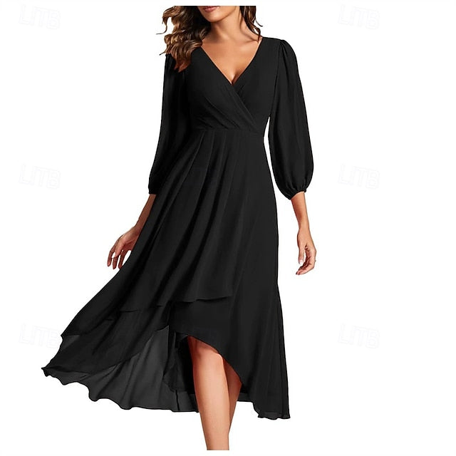 Women's Long Dress Maxi Dress Party Dress Chiffon Chiffon