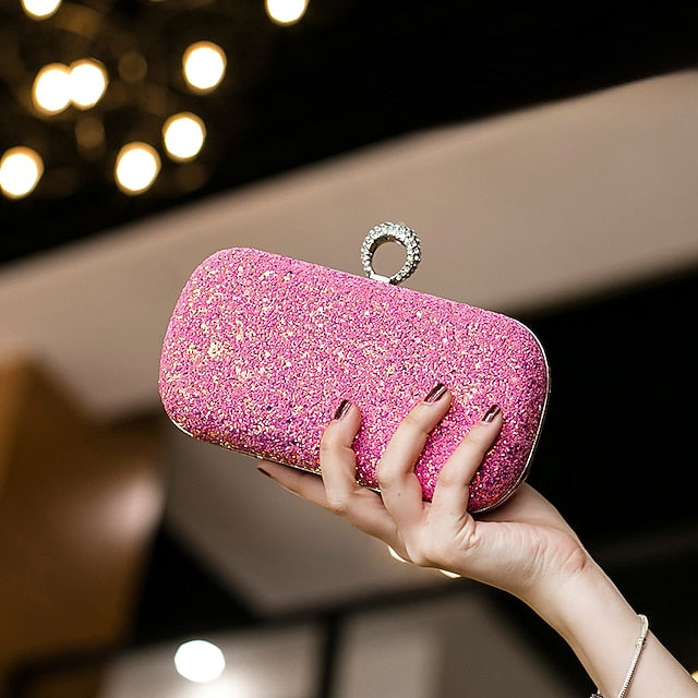 Bags Women's Leather Evening Bag Clutch Wristlet PU