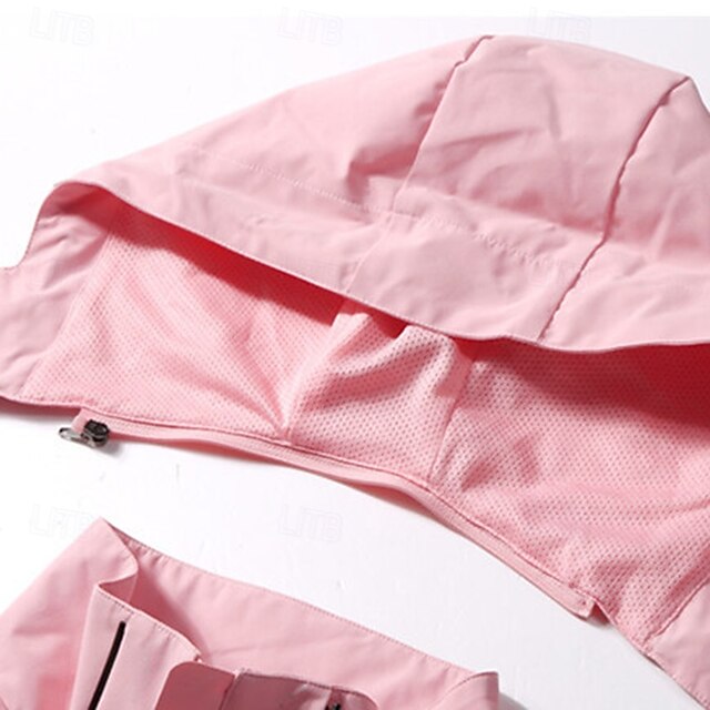 Women's Windbreaker Hiking Jacket Rain Coat Outdoor