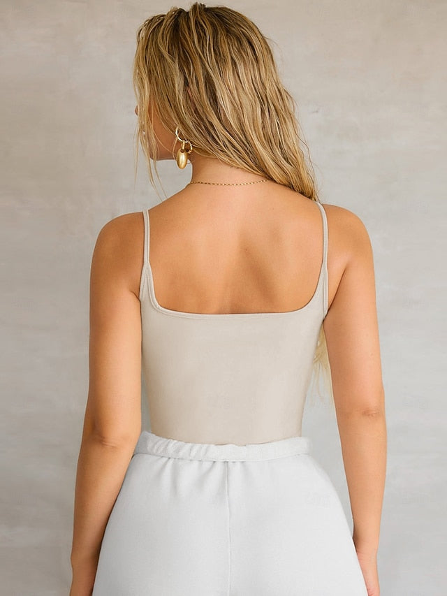 Women's Camisole Tank Top Plain Stylish Sexy Sleeveless