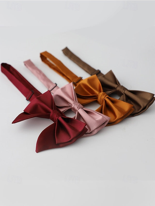 Men's Tie in Bow Multiple Satin Colors