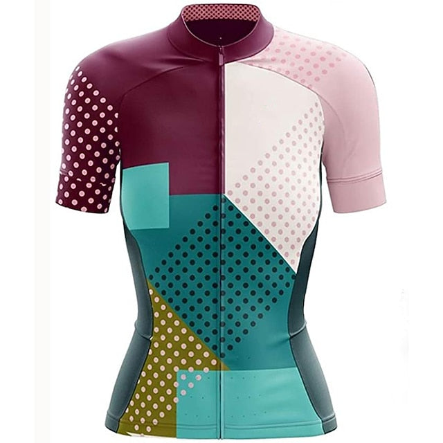 21Grams Women's Short Sleeve Cycling Jersey Spandex