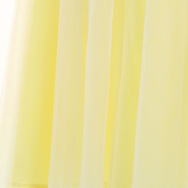 Girl Tinker Tiana Fairytale Flower Dress Princess Theme Bell