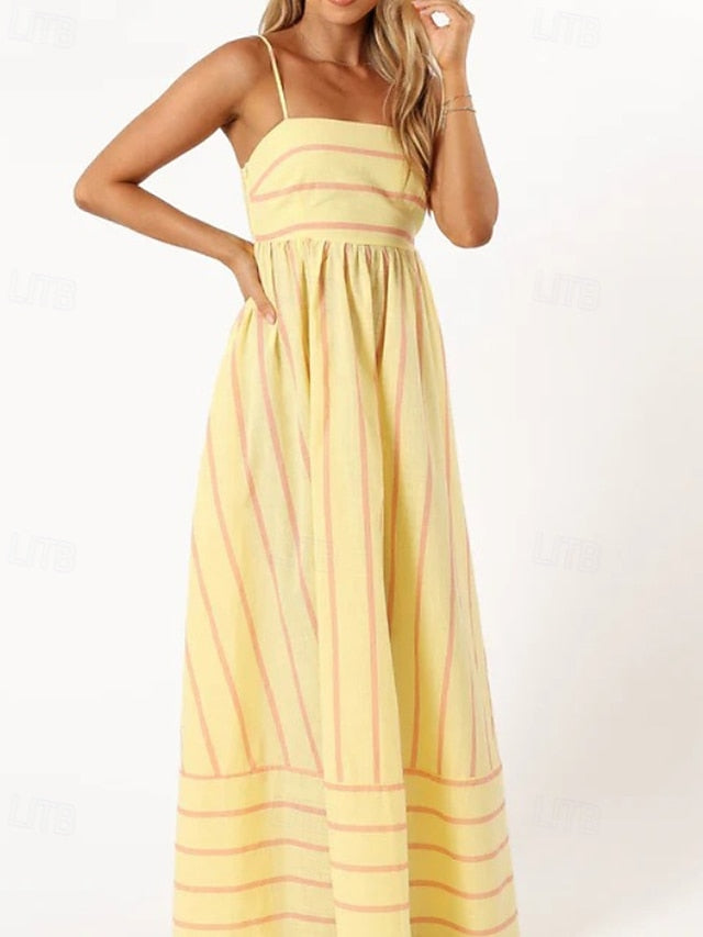 Women's Midi Dress Slip Dress Classic Modern Outdoor