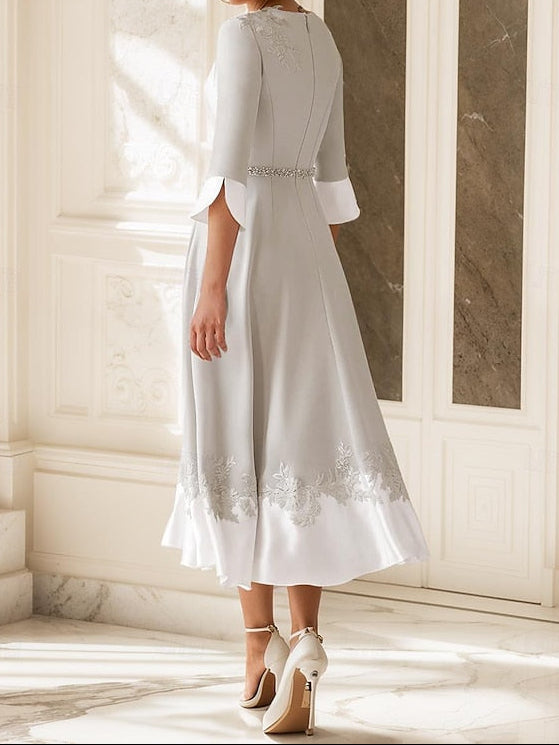 Wedding the Mother Bride Dress Guest Beach A-Line of