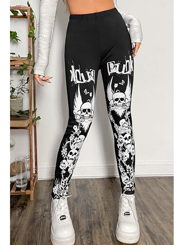 Women's Leggings Vacation Vintage Fashion Full Length High