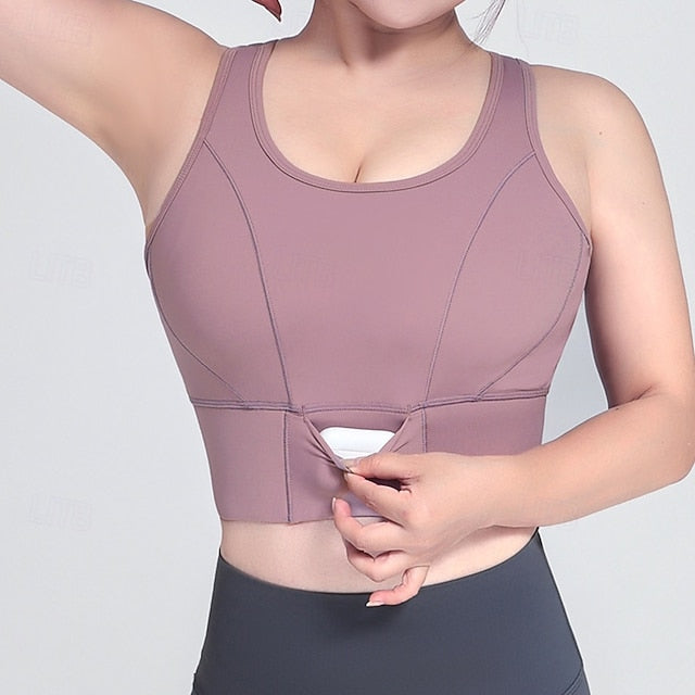 Women's Yoga Bra Sports Tank Top Pilates Bra Underwear High