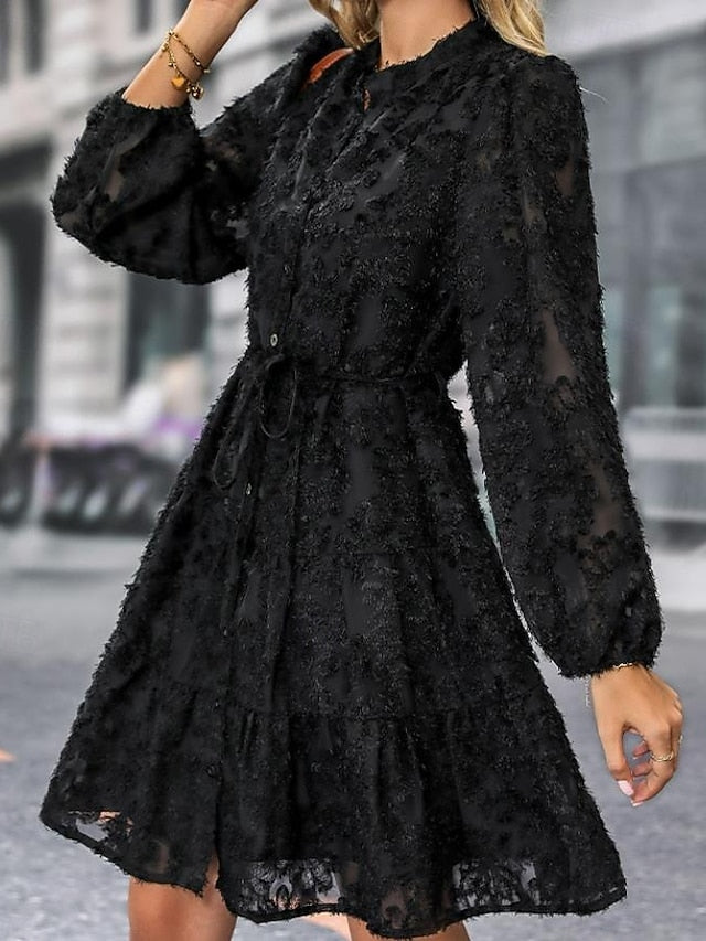 Women's Midi Dress Black Dress Cocktail Dress Formal