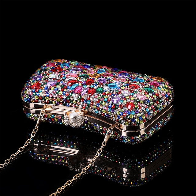 Clutch Women's – Luxury Crystal Evening Multicolor